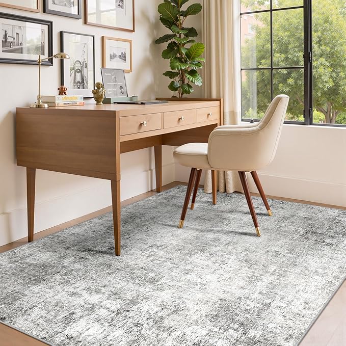 Washable Area Rugs 3'x5' Non-Slip Modern Abstract Soft - Image 3