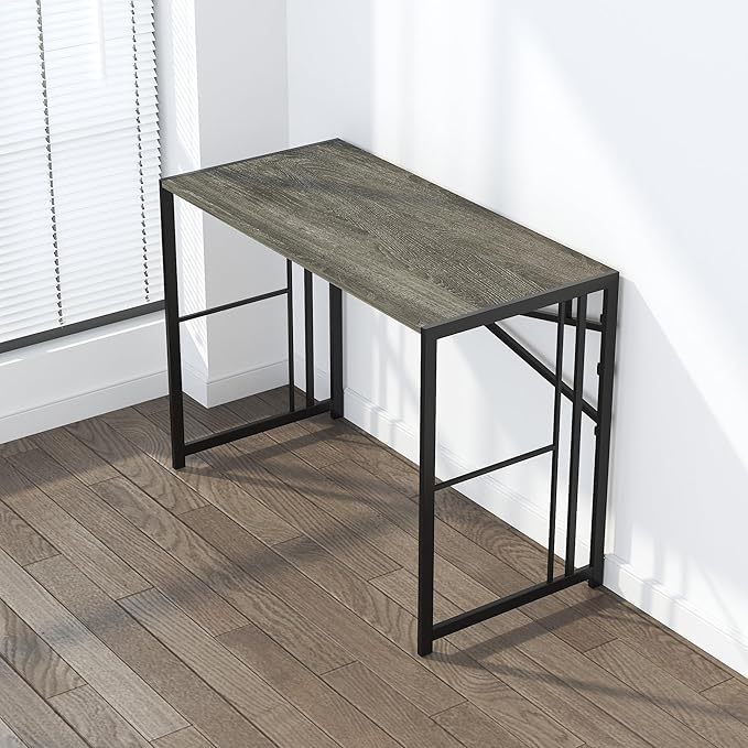 40 inch Folding Desk, Writing Gaming Computer Camping Desk, No Assembly - Image 7