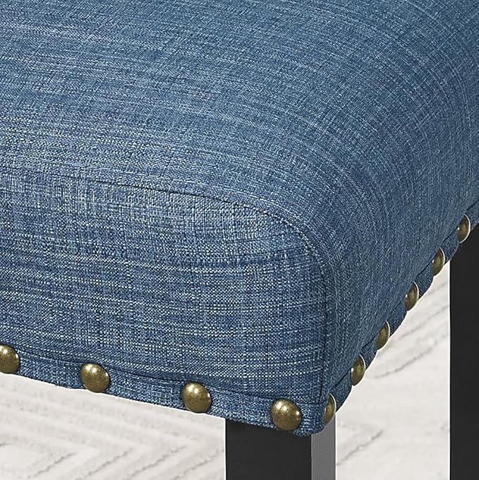 Biony Blue Fabric Counter Height Stools - Image 5