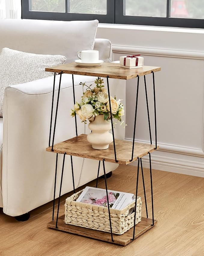 Tall Side Table, Small End Table, 29 inch High Entryway Table, Bedside Table - Image 2