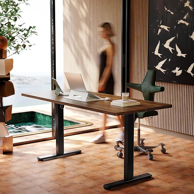 HUANUO 71 x 30 inch Electric Standing Desk Adjustable Height, 4 Memory Height by HUANUO