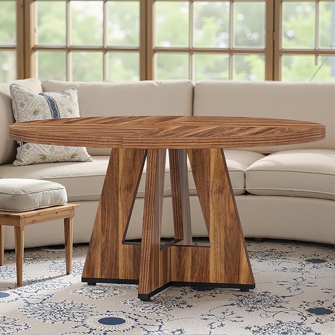NicBex 47-Inch Round Dining Table - Image 7