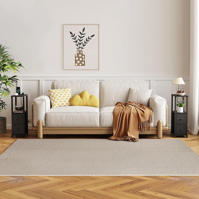TUTOTAK Small Narrow End Tables, Side Tables - Image 2