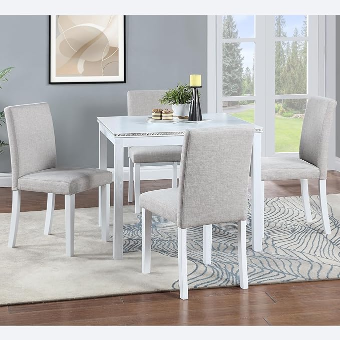 KEIKI 5-Piece Standard Height Dining Table Set - Image 2