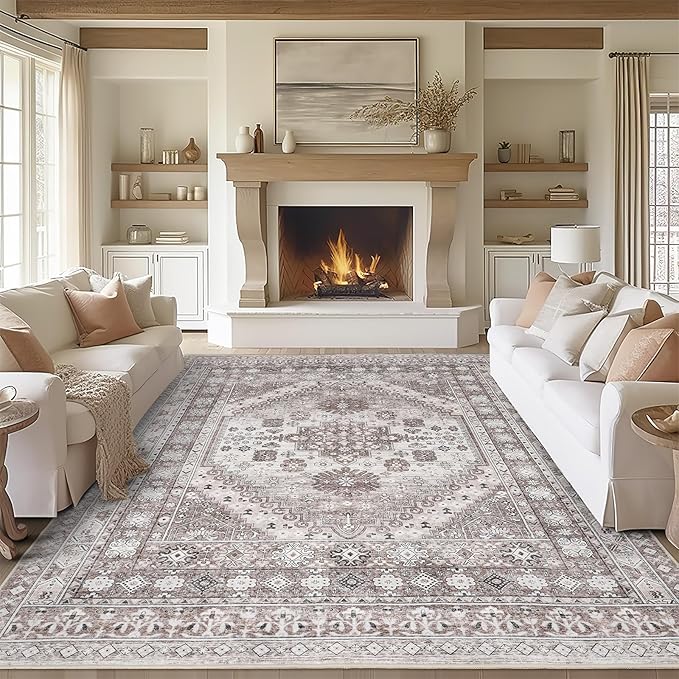 zesthome 7x9 Area Rug, Super Soft Washable Rugs by Zesthome