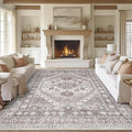 zesthome 8x10 Area Rugs for Living Room, Non-Slip Backing Washable Rugs by Zesthome