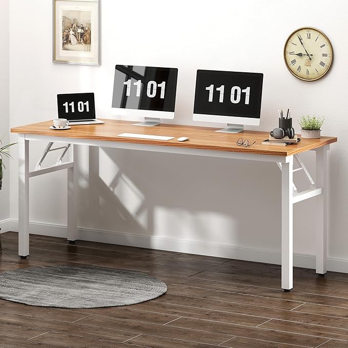 SDHYL 62 inches No Assembly Foldable Computer Desk - Image 4