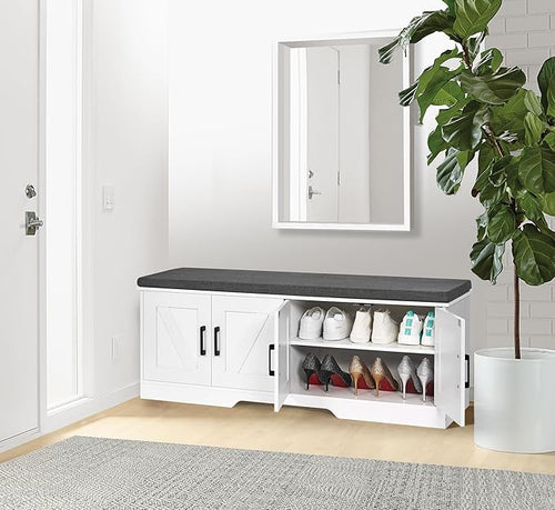 2-Tier Storage Bench, Shoe Bench - Image 2