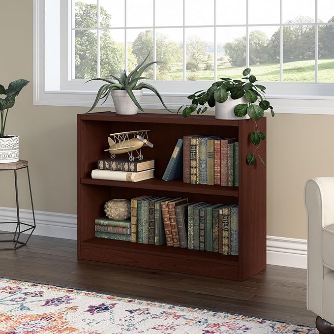 Bush Furniture Universal Bookcase, Low Storage and Display Bookshelf - Image 2