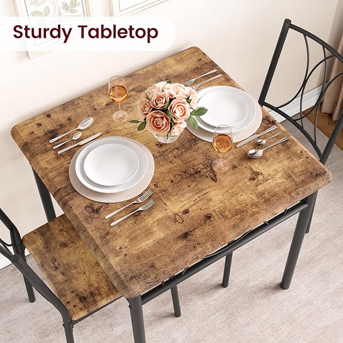 Dining Table Set for 2, Kitchen Table - Image 6