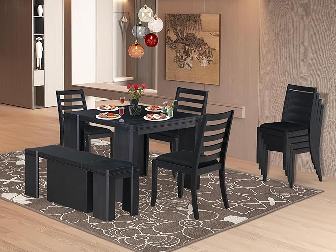 X12X1-006-24 - 13-piece Modern Dining Room Table Set a Rectangular Dining Table - Image 28