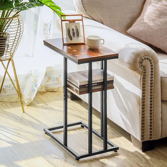 Yoobure C Shaped End Table, Side Table - Image 2