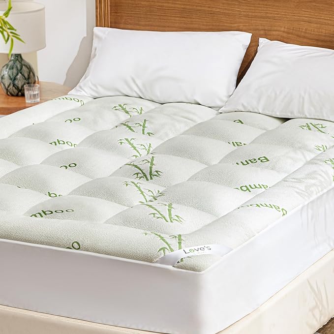 Love's cabin King Size Mattress Topper, Rayon Derived from Bamboo, 900 GSM - Image 8