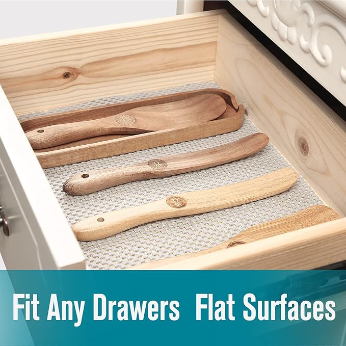 Shelf Drawer Liner Non-Adhesive Non Slip Durable Strong Long Size 12 in X 20ft - Image 2