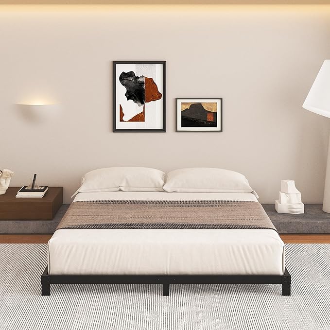 5 Inch Low Bed Frame Full, Heavy Duty Full Size Bed Frame Low Profile, No Box - Image 3