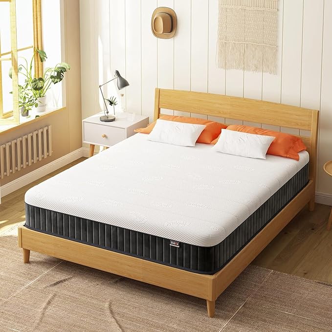 Firm Queen Mattress, 12 Inch Memory Foam Firm Queen Mattress Size - Image 3