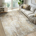 Washable Area Rugs 6'x9' Non-Slip Modern Abstract Soft by RELEANY