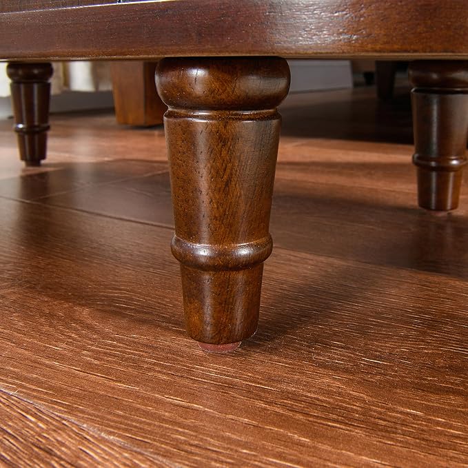 2 Set of Wood End Table with 2 Drawers and Storage Shelf, Narrow Sofa Side Table - Image 9