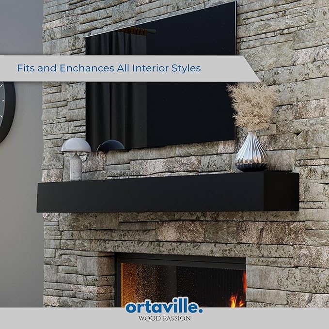 60" Floating Mantel Shelf - Image 5
