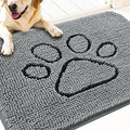 OLANLY Door Mat for Muddy Dog Paws 34x21, Ultra Absorbent Chenille Mud Doormat by OLANLY