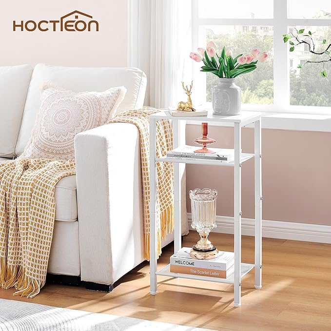 Hoctieon 3 Tier End Table, Telephone Table, Narrow Side Table - Image 2
