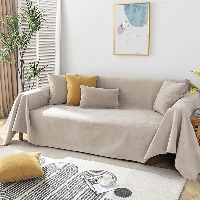 STACYPIK Waterproof Anti-Cat Scratch Couch Covers, Non-Slip Couch Covers - Image 8