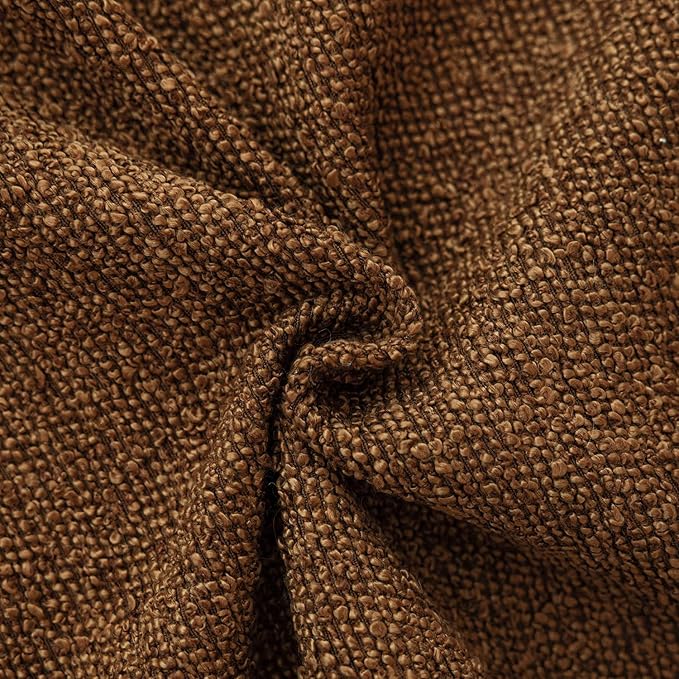 Foindtower Pack of 2 Textured Boucle Throw Pillow Covers Accent Solid - Image 3