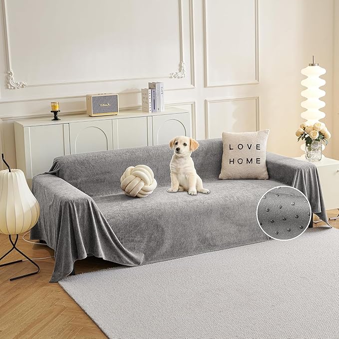 MYSKY HOME Couch Cover for 3 Cushion Couch Sofa, Couch Covers for Sofa by MYSKYHOME