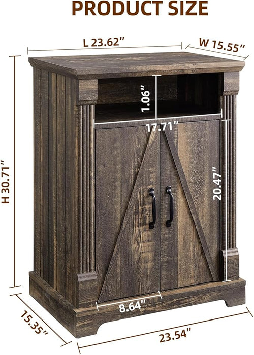 24" Farmhouse Storage Cabinet - Image 2
