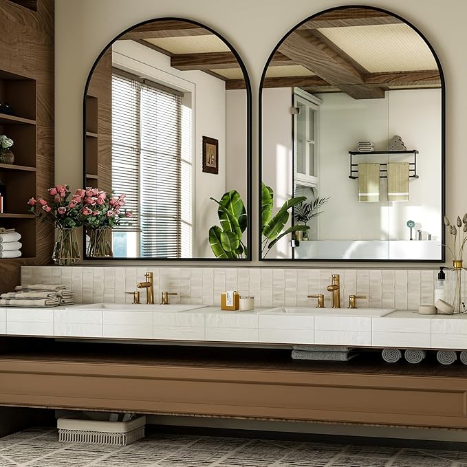 Arch Bathroom Mirror, 36x48 Inch - Image 6