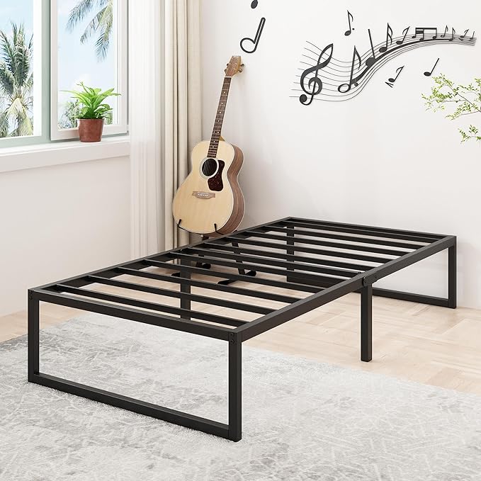 16 Inch Twin XL Bed Frames Heavy Duty Sturdy Metal Platform Bed Frame No Box - Image 5