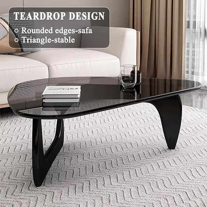 Mid Century Modern Glass Coffee Table - Image 5