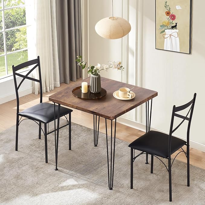 VECELO Kitchen Dining Room Table Set - Image 3
