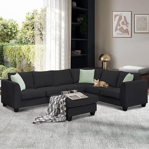 112" Upholstered Sectional Sofa Sets by Favfurish