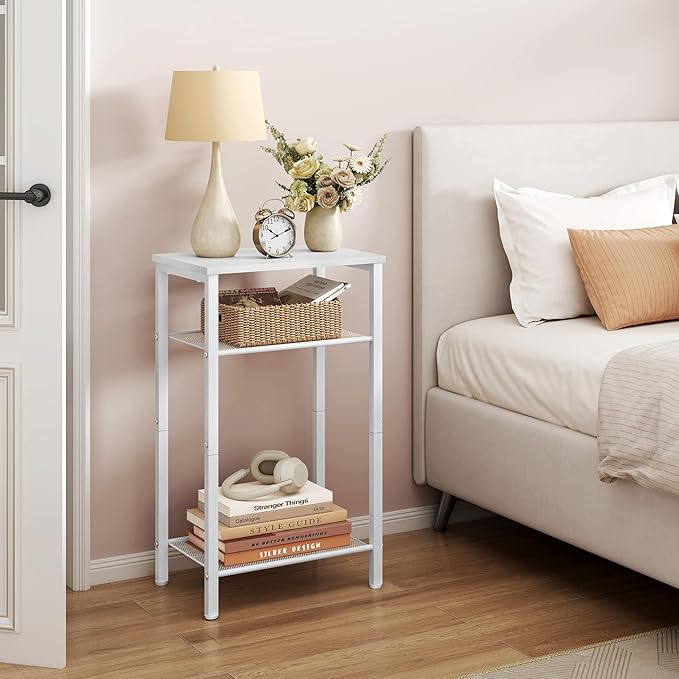Hoctieon 3 Tier End Table, Telephone Table, Narrow Side Table - Image 4