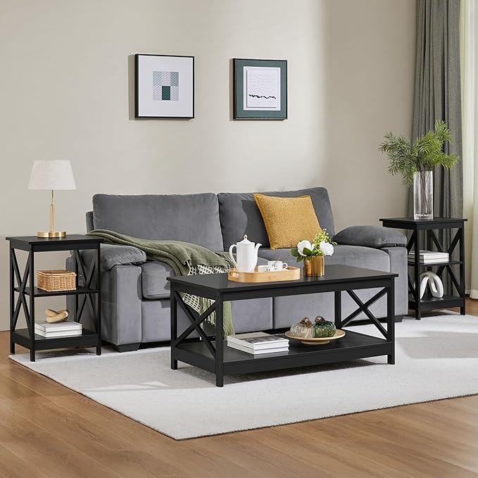 Yaheetech 3 Tier Sofa Side End Table - Image 4