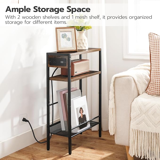 HOOBRO Small Narrow Side Table - Image 8