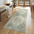 GENIMO 2x5 Runner Rugs for Hallway, Machine Washable Non Slip Vintage Rugs by GENIMO