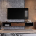 86'' Floating TV Stand, Wall Mounted TV Console, Floating TV Cabinet, Under TV by Unknown