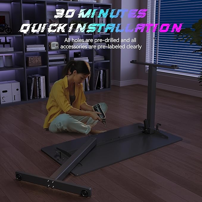 Electric Standing Desk Adjustable Height 40"x24" Stand Up Desk - Image 9