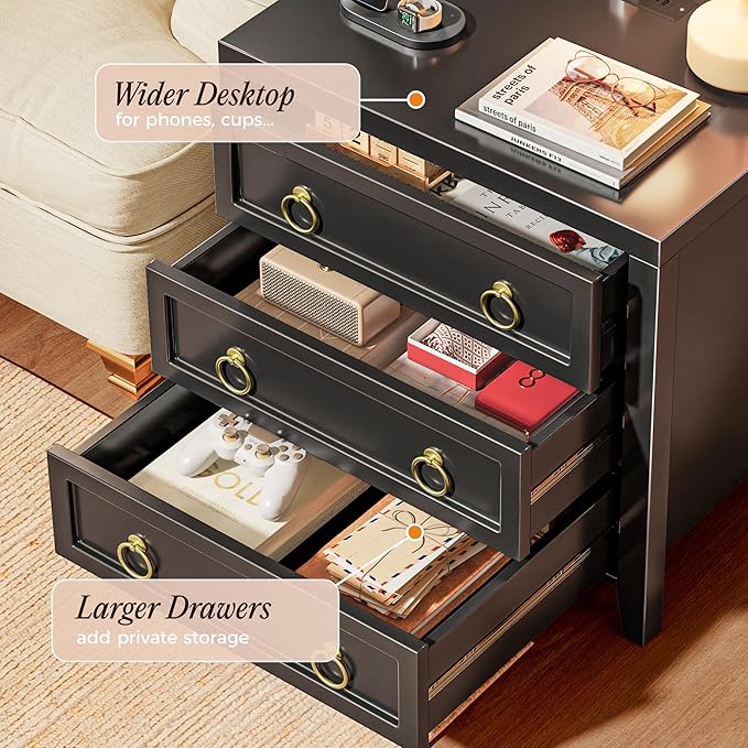 Huuger 23.6 Inch Night Stand - Image 5