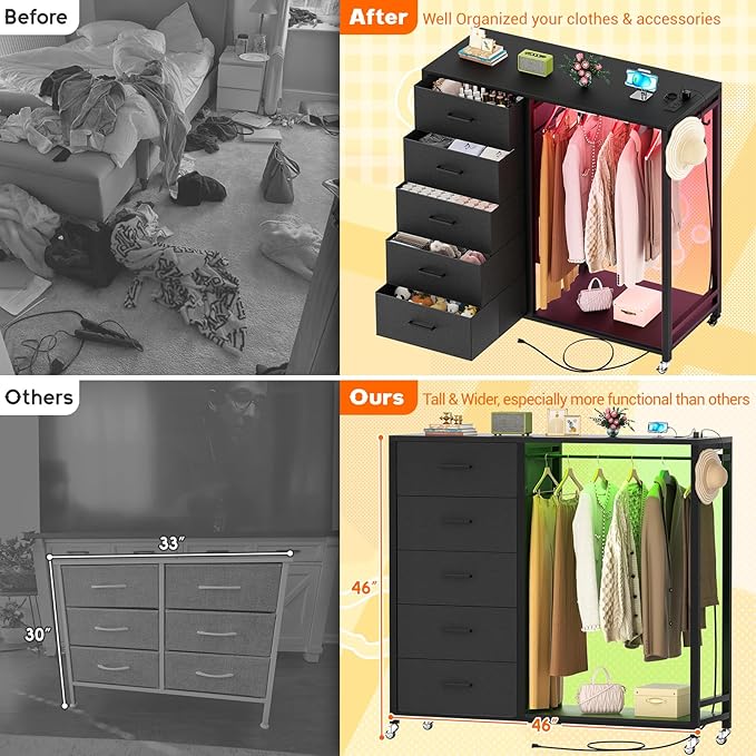 Cyclysio Dresser for Bedroom - Image 7