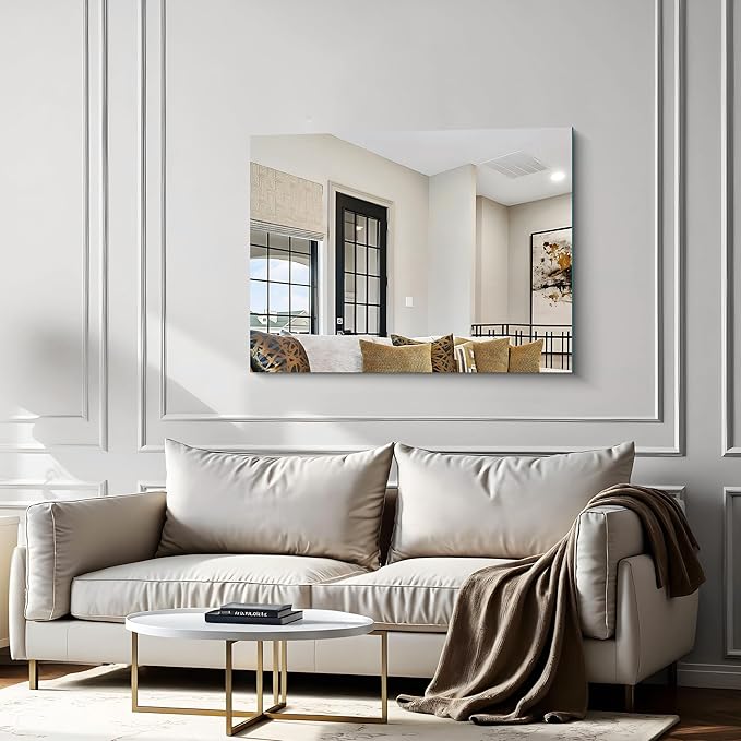36x48 Inch Frameless Mirror, Frameless Bathroom Mirror - Image 4