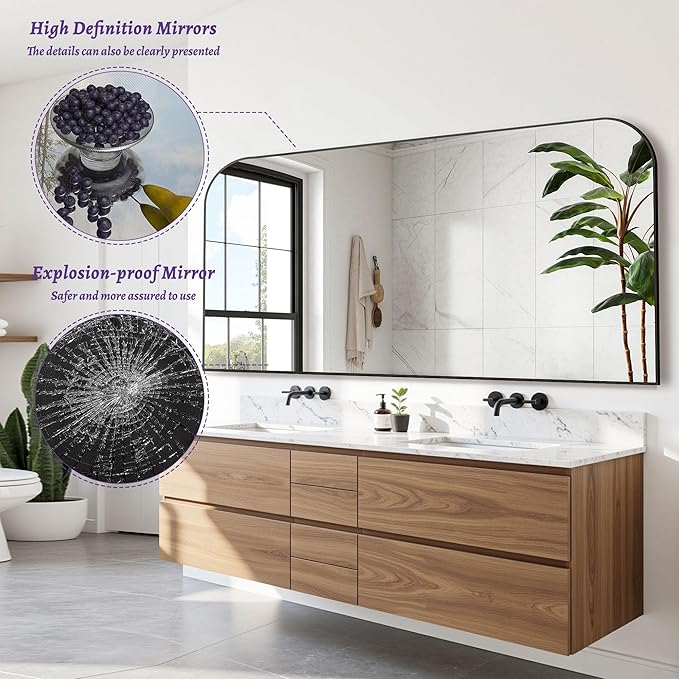 Bathroom Mirror, Wall Mirrors, Bathroom Vanity Mirror - Image 7