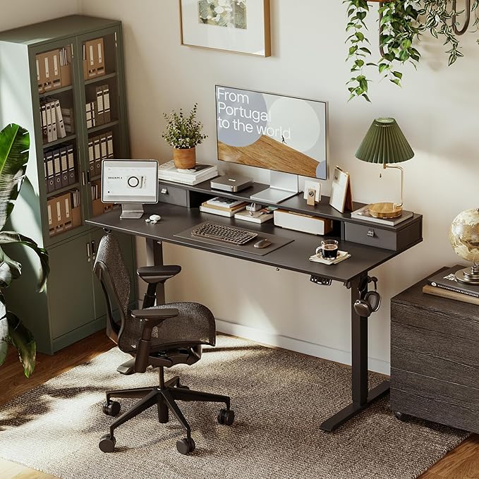 Agilestic 53x 24 Inches Height Adjustable Electric Standing Desk - Image 2