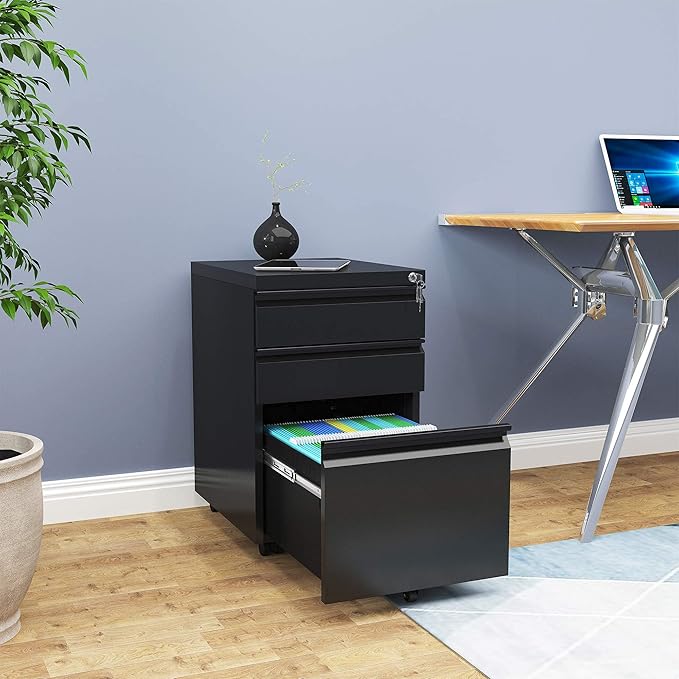 YITAHOME 3-Drawer Mobile File Cabinet - Image 2
