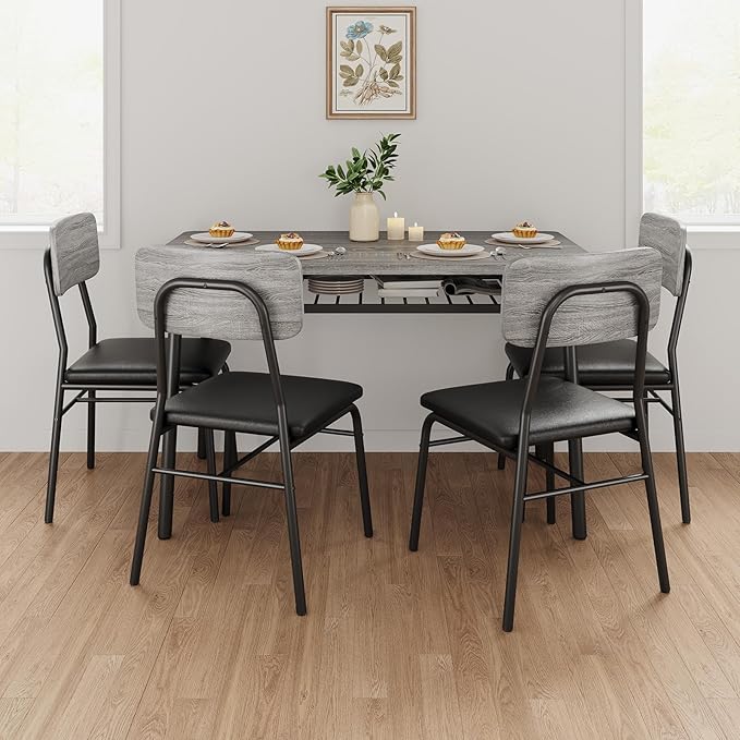 GarveeHome Dining Table Set for 4 - Image 3