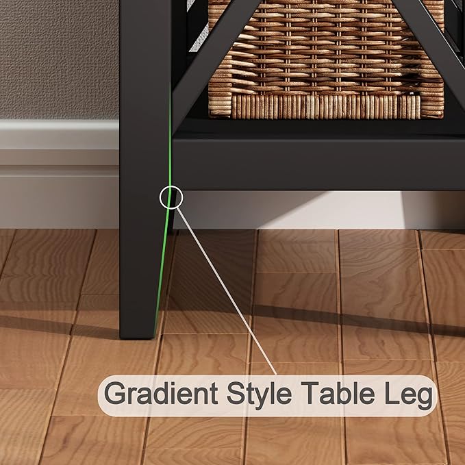 ChooChoo End Table, MDF Material Flip Top Narrow End Table - Image 6