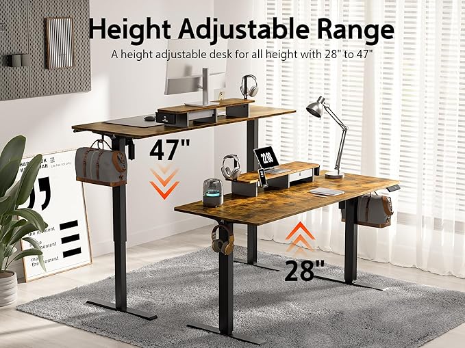63x24 Inches Electric Standing Desk - Image 4