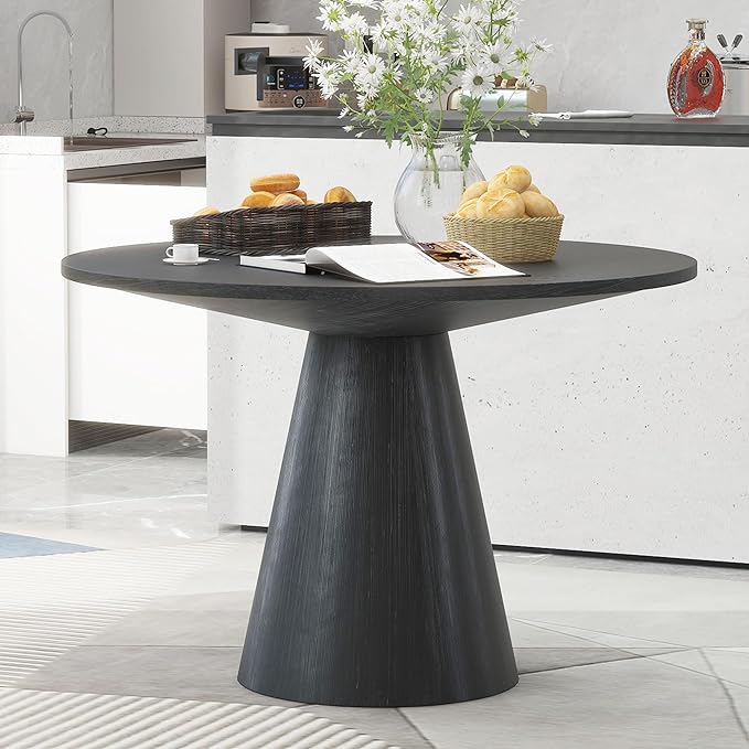 Wooden Kitchen Round Dining Table - Image 2